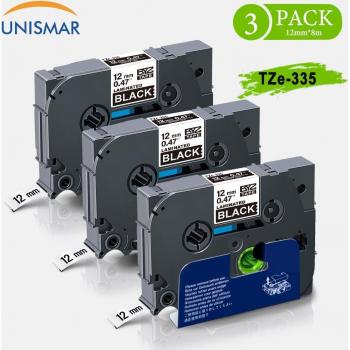 Impresora Brother P‑Touch Compatible TZe‑335 12 mm