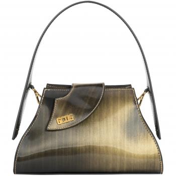 Yellow Plain Handbag by GCDS, Fits One Size, with Detachable Strap