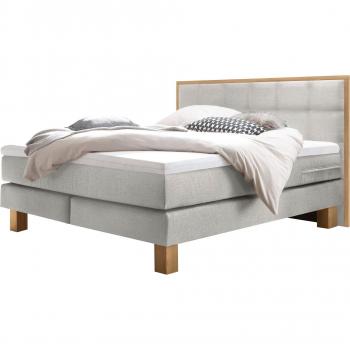 HASENA Boxspringbett Cottage, elegantes Design mit Eichenakzenten