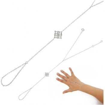 Ciondolo Boho Argento Rhodied