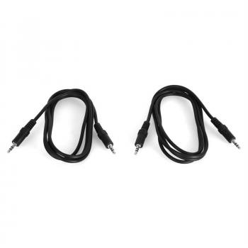 Auna Jack 3,5 mm – Duo de Câbles 1,5 m