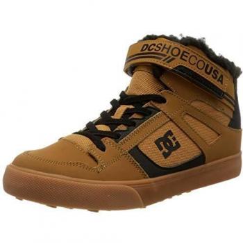 Kids' DC Shoes Pure High-Top Winter Elastic Sneaker