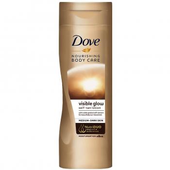 Lait auto-bronzant pour le corps Dove teinte Medium à Foncée 250 ml