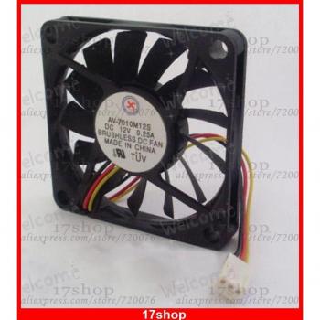 70mm x 70mm x 10mm Brushless DC Fan Trio