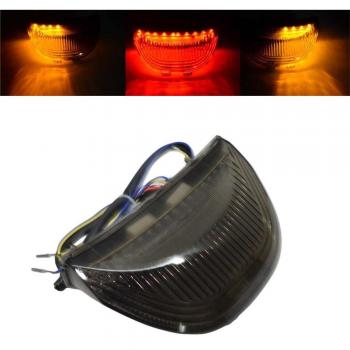 Honda CBR600RR Integrated LED Tail Light with Turn Signals Smoke