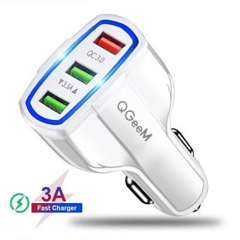 QGEEM QC 3.0 USB Car Charging Adapter