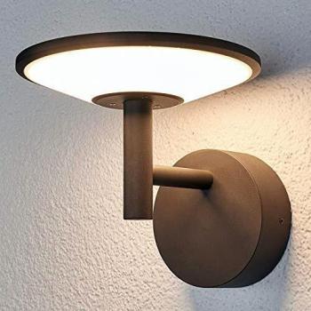 Moderne LED-Außenwandleuchte Fenia, anthrazit