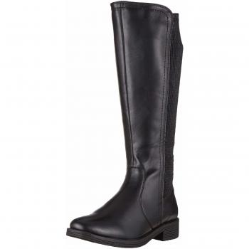Jana Softline Damen Stiefel, Schwarz