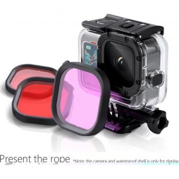 Originele Onderwaterfilter Rood Paars Roze voor GoPro Hero 10 9