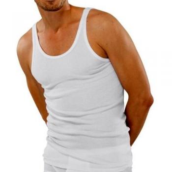 Schiesser Herren Achselhemd doppelripp 2er Pack, Farbe: Weiß
