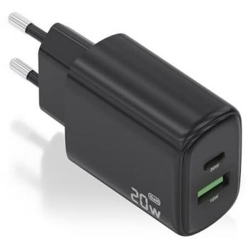 Carregador AISENS 20W Dual USB Preto