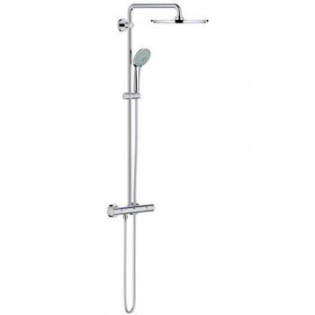 Grohe Euphoria System 310mm Wall-Mounted Thermostatic Mixer Shower System with Chrome Finish