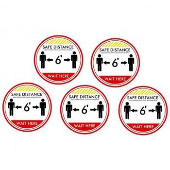 Calcomanía Anti‑Distancia 5 Pack – 11’’
