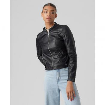 Cazadora Negra Perkin Vero Moda