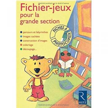 Fichiers-jeux : Pour la grande section (Scolaire Graphisme)