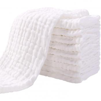 Tissus déshabilleurs bébé 10 unités, taille 20×10, coton complet