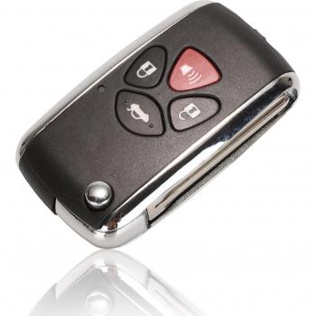 Kutery 2/3/4 Buttons Flip Key Case for Toyota Camry