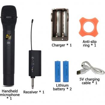 KTV Wireless Microphone with Receiver and Speaker