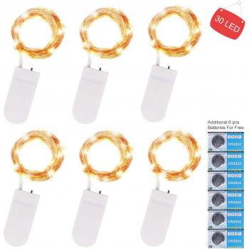 Kolpop 3m 30 LED Luci Filo di Rame