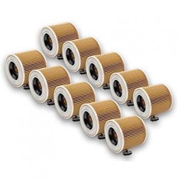 VHBW 10‑Cycle Cartridge Filter for Kärcher 6.414‑789 Vacuum