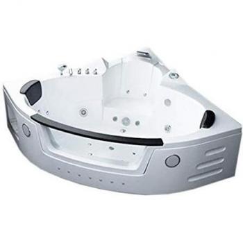 Whirlpool Rechteckige Badewanne Athena 150x150cm mit Full-Düsen