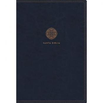 Biblia Letra Super Gigante con Cierre e Índice Azul