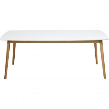 Pernille Esszimmertisch AC Design Weiß/Eichenoptik 180x90x75,5 cm