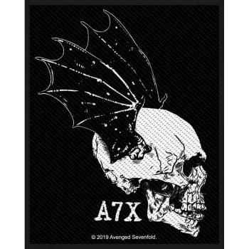 Patch Profil Crâne Avenged Sevenfold Taille Unique Noir/Blanc