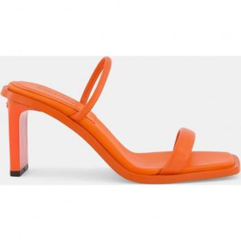 Sandalias de tacón bloque Calvin Klein para mujer en color rojo