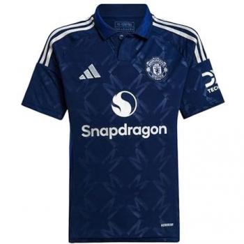 Adidas Kids Night Indigo Away Jersey for Manchester United, size 13-14, season 2024/25