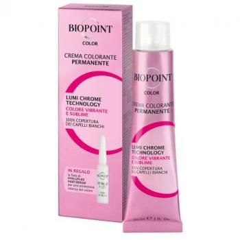 Permanente Castano Medio Biopoint Crema Colorante N.4