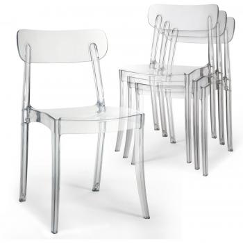 Menzzo Chaises empilables Maddy