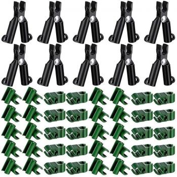 50Pcs Adjustable Climbing Plant Connector Clips (8 mm)