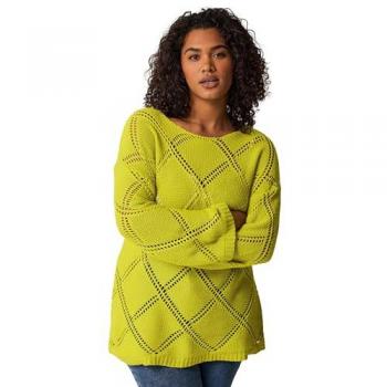 Evans Emerald Pointelle Jumper, Women’s, Size 20