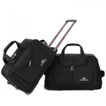 Women's Rolling Luggage Backpack
