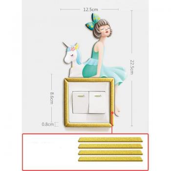 Cartoon Floral Switch Decoration