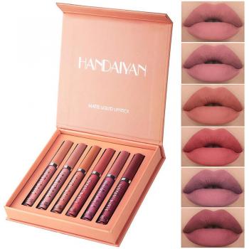 Colección Labial Matificante y Gloss Le Contente de 6 Unidades