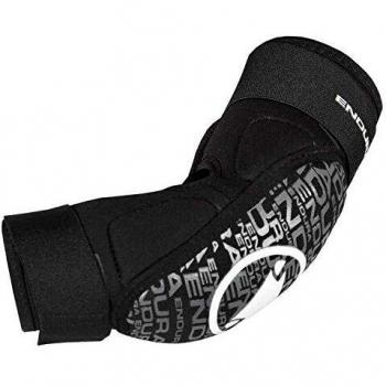 Endura Black Elbow Guard for Boys (Singletrack, Age 9-10, Protection)