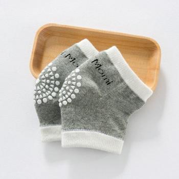 Muslinlife genouillères pour bébés en coton avec silicone anti-dérapant