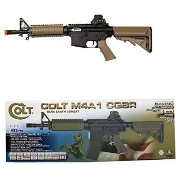 Electric M4 CQB-R Airsoft Rifle, Tan