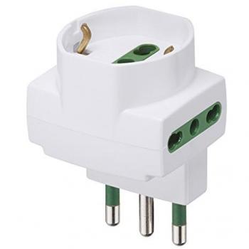 Adattatore sfalsato verticale VIMAR S17+ 2P17/11 univ. bianco