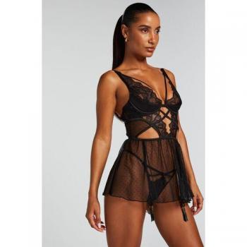 Hunkemöller Billie Negro Babydoll