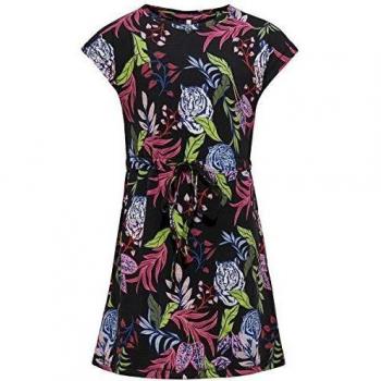 KONMAY Kinder‑Dress Life Junior S/S AOP – Schwarz/Tiger (Größe 158-164)