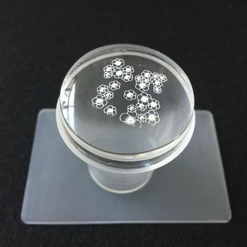 Herramienta de Estampado Floral para Uñas