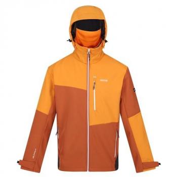 Regatta Men's Hewitts IX Softshell Jacket – 3XL Size, Orange Variant