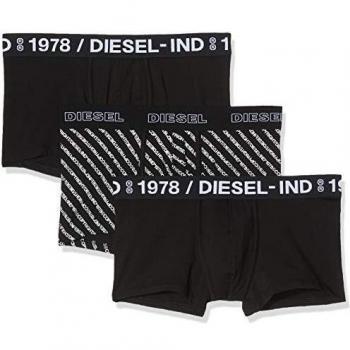 Boxers Diesel UMBX-DAMIENTHREEPACK Homme, MULTICOLORE (BLANC BRILLANT/NOIR/NOIR E2892-0SAYA), XL (Lot de 3)