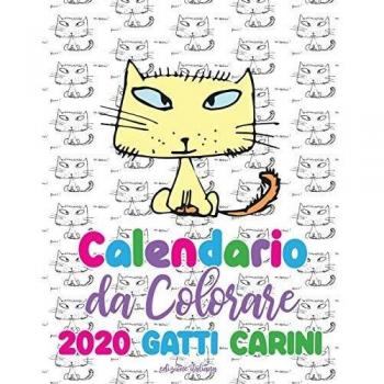 Calendario da colorare 2020 gatti carini