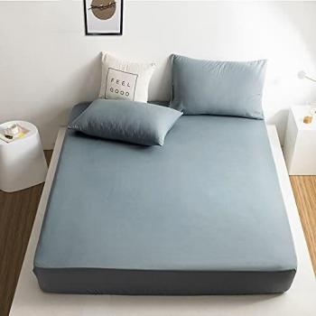 Good Nite Single Fitted Sheet, 25 cm Deep, 100% Polyester Cotton Blend, Soft