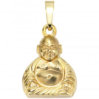 Gold‑Buddha‑Schmuckstück B12,10 mm – 8 k (333)