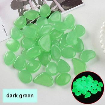 50/100pcs Glow in the Dark Garden Pebbles